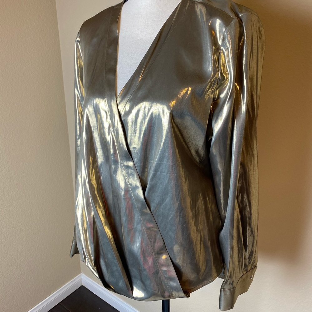 DKNY Gold Blouse